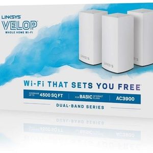 Linksys Velop WIFI Router/Extender 3-pack White